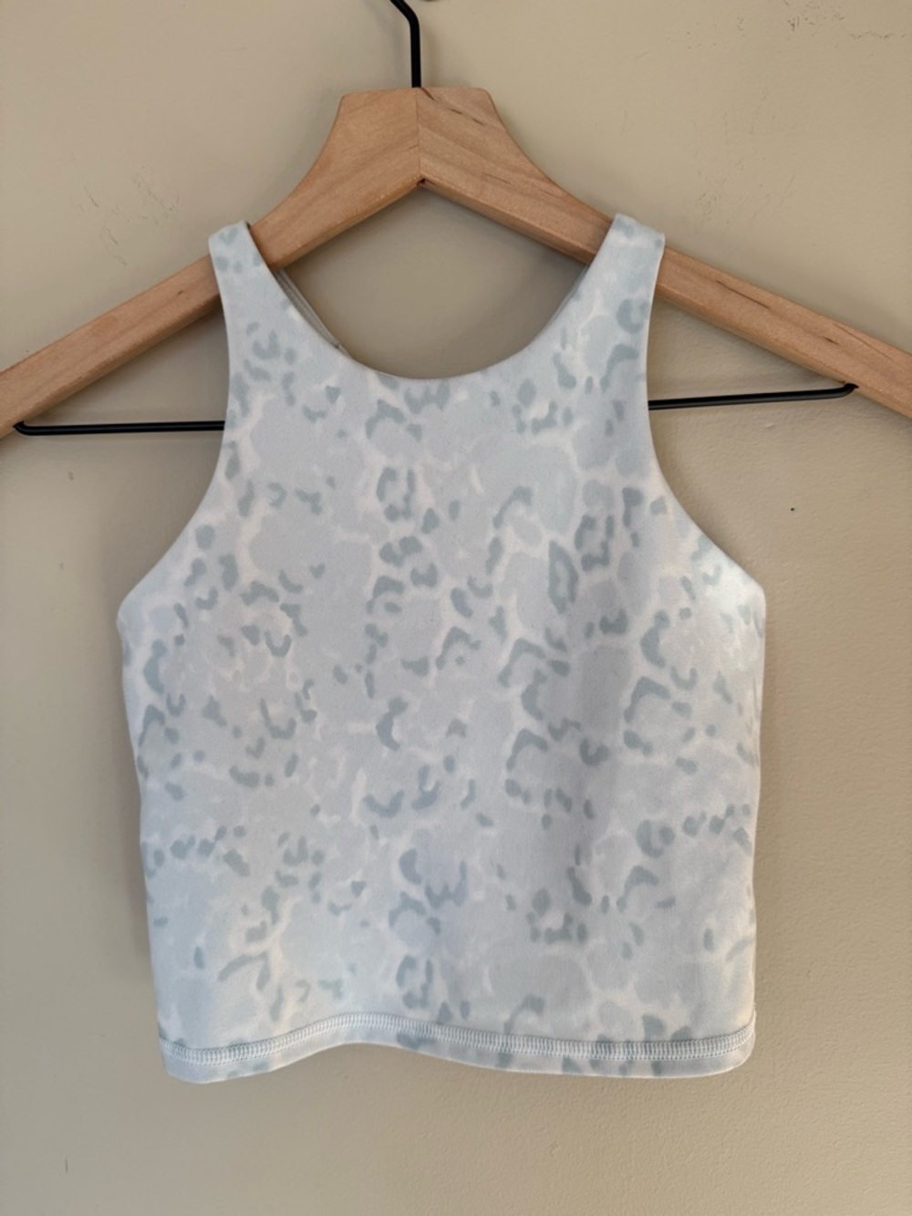 all in motion White & Blue Grey Tank Top